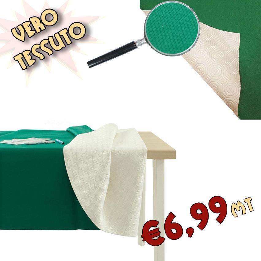 White rubberized PVC flannel tablecloth green game table cover