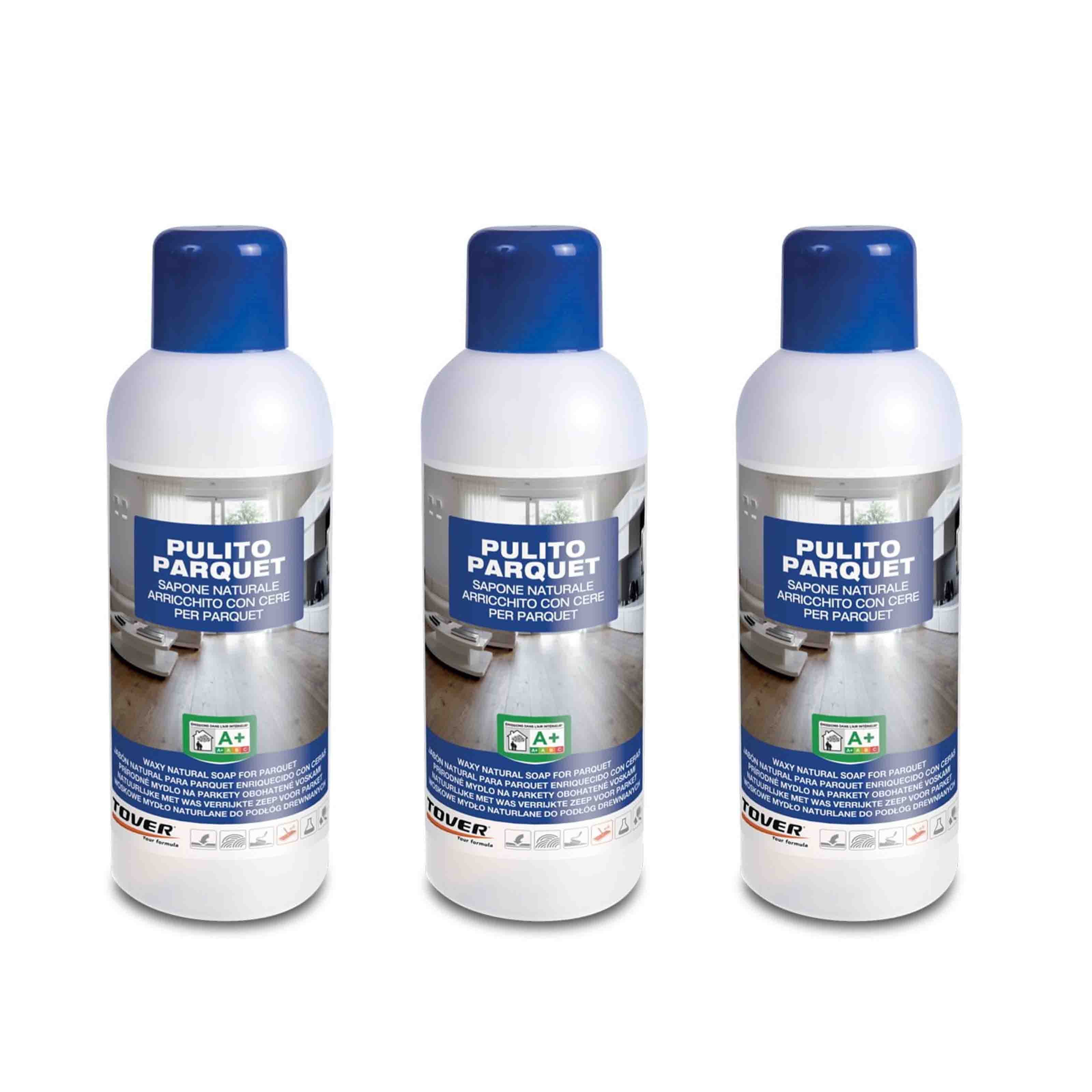 PULITO PARQUET LT.1 sapone naturale per parquet arricchito con cere a pH neutro. - Eternal Parquet