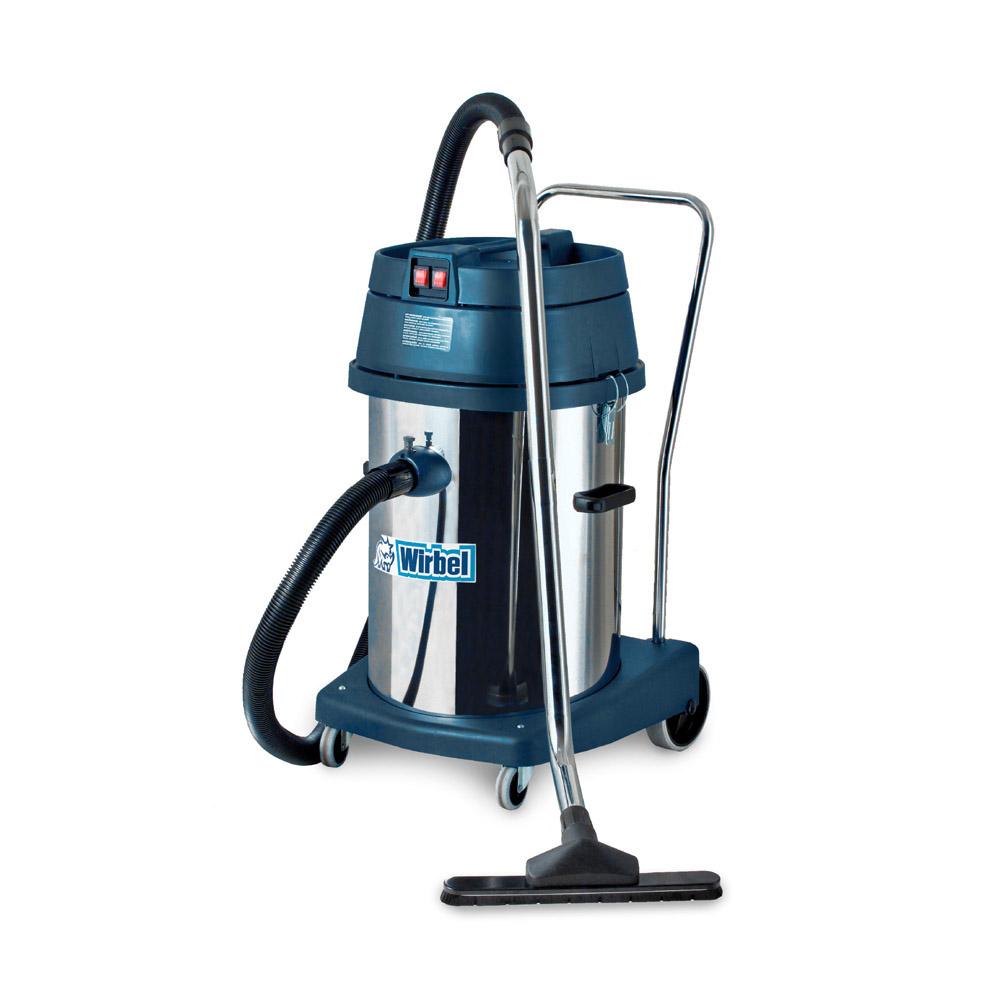 "98 IK" ASPIRATORE SECCO UMIDO PROFESSIONALE 2300W SERBATOIO ACCIAIO INOX WIRBEL - Eternal Parquet