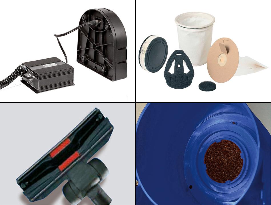 "W1 BC" ASPIRAPOLVERE ZAINETTO PROFESSIONALE 330W CON BATTERIA AL LITIO WIRBEL - Eternal Parquet