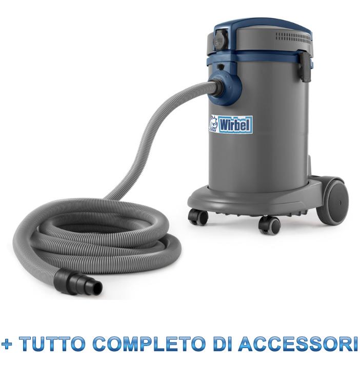 CARRELLO ASPIRATORE "POWER T D 36 P EL" 1250W CON PRESA ELETTROUTENSILI - Eternal Parquet