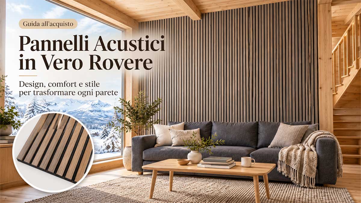 Pannelli acustici in legno: prezzi, posa e idee per le pareti