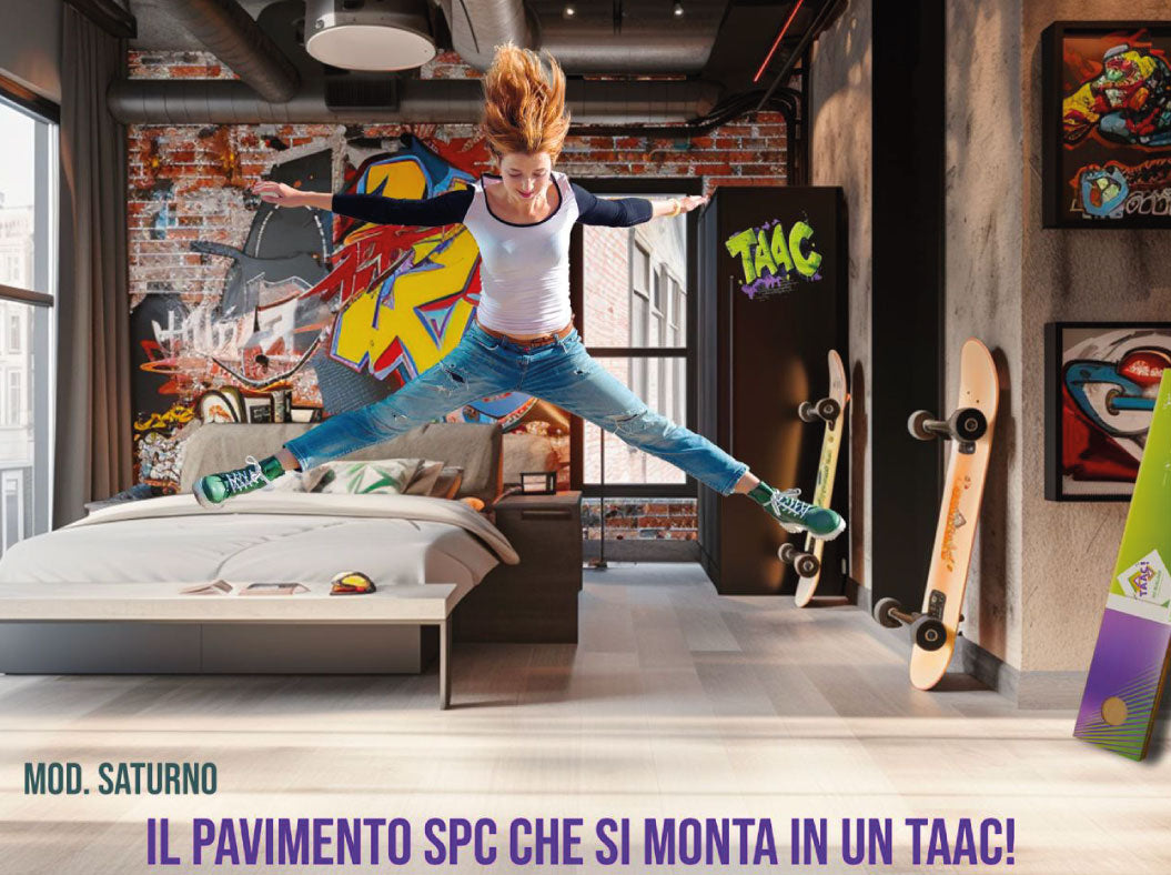 SPC SATURNO: Il Pavimento Economico e che Si Monta in un TAAC!