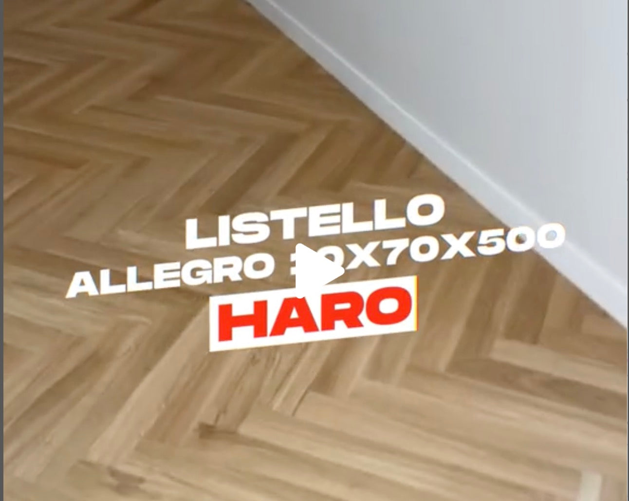 Listello allegro HARO a 39,90€ al mq....il video della posa!