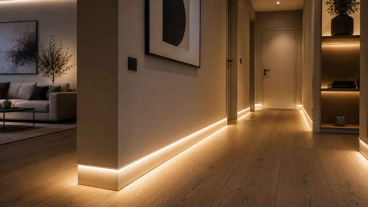 battiscopa led