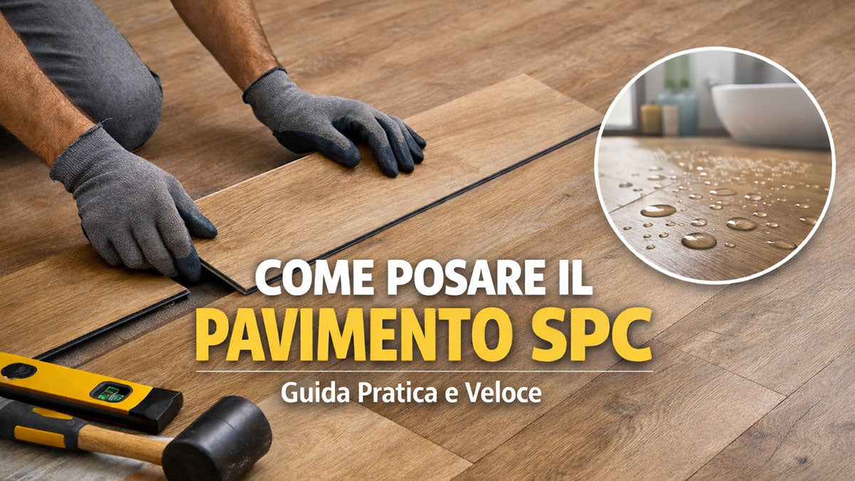come posare pavimento spc