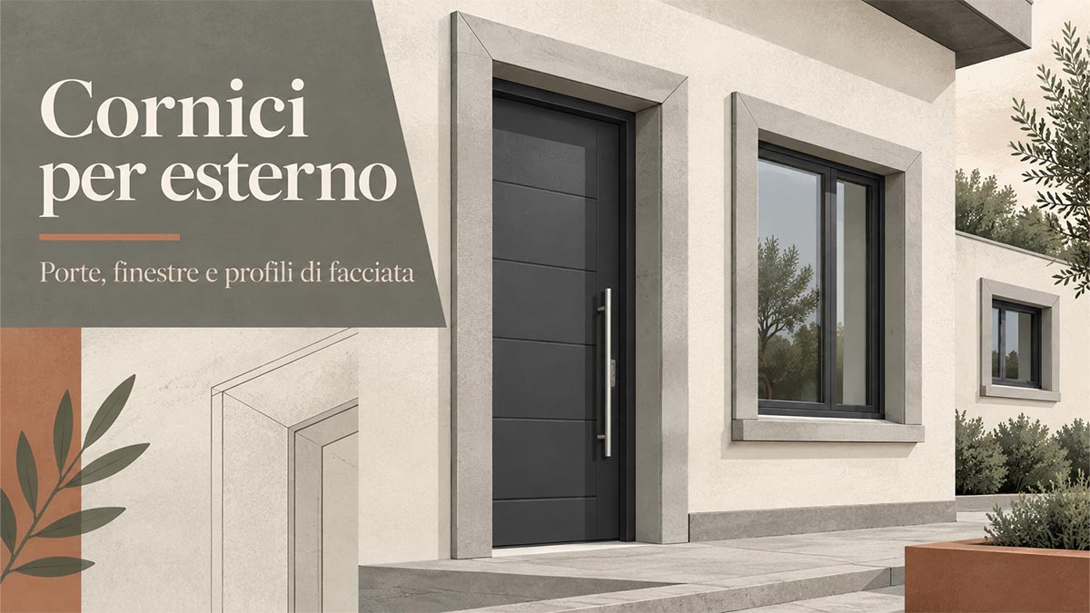 cornici per esterno porte e finestre