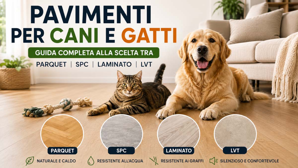 pavimenti per cani e gatti 