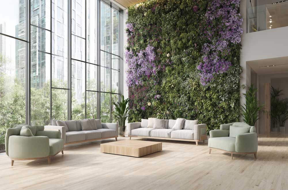Rivestimenti a Parete Effetto Giardino Verticale: il Verde che Arreda