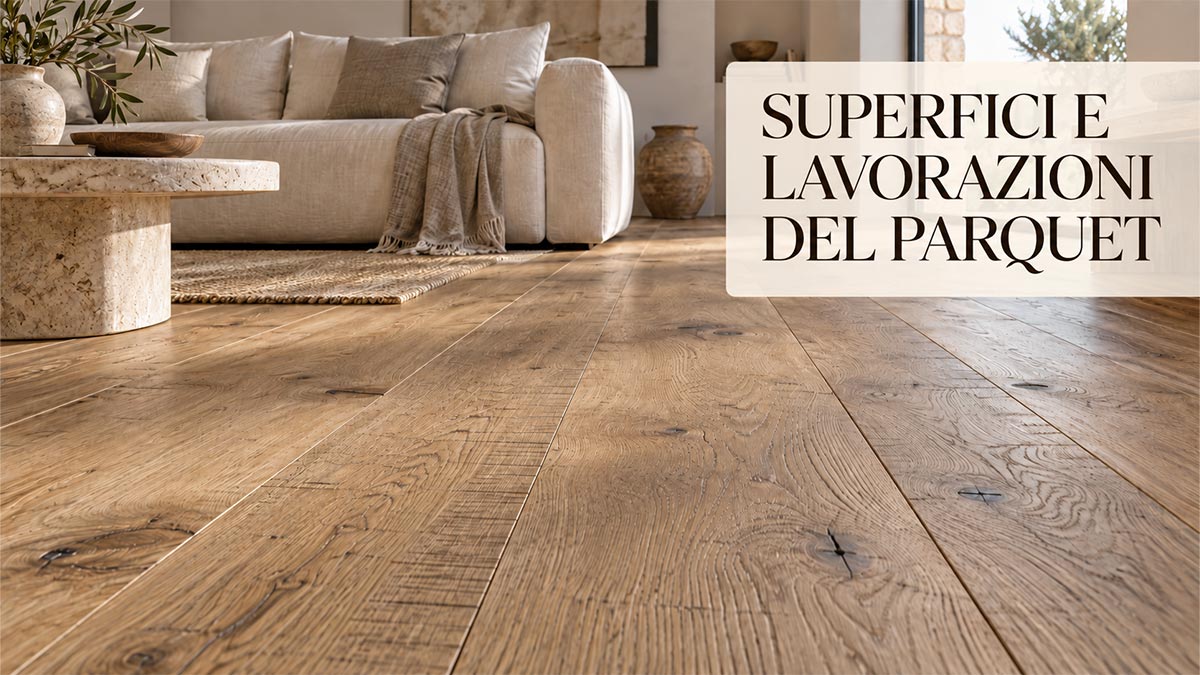 superfici e lavorazioni del parquet