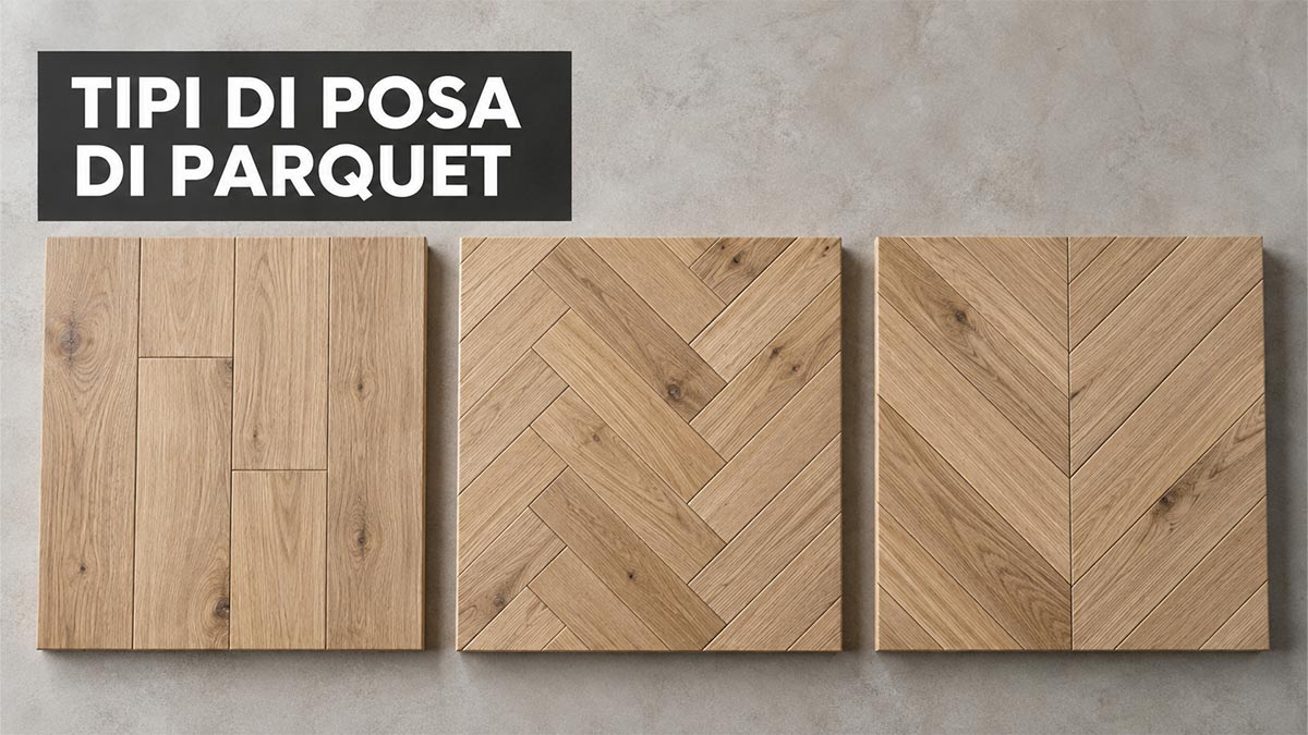 tipi di posa parquet