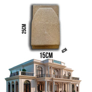 9,99pz *** STOCK *** Fregio capitello cimasa per esterno in xps resinati 15x25x4cm PD04-15 - Eternal Parquet