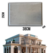 8,99pz *** STOCK *** Fregio capitello cimasa per esterno in xps resinati 38x25x4cm PD05-02 - Eternal Parquet
