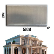 12,99pz *** STOCK *** Fregio capitello cimasa per esterno in xps resinati 50x25x4cm PD09-02 - Eternal Parquet