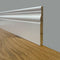 96 metros lineares de RODAPÉ FINO branco lacado em madeira SOLID DUCAL 100X10