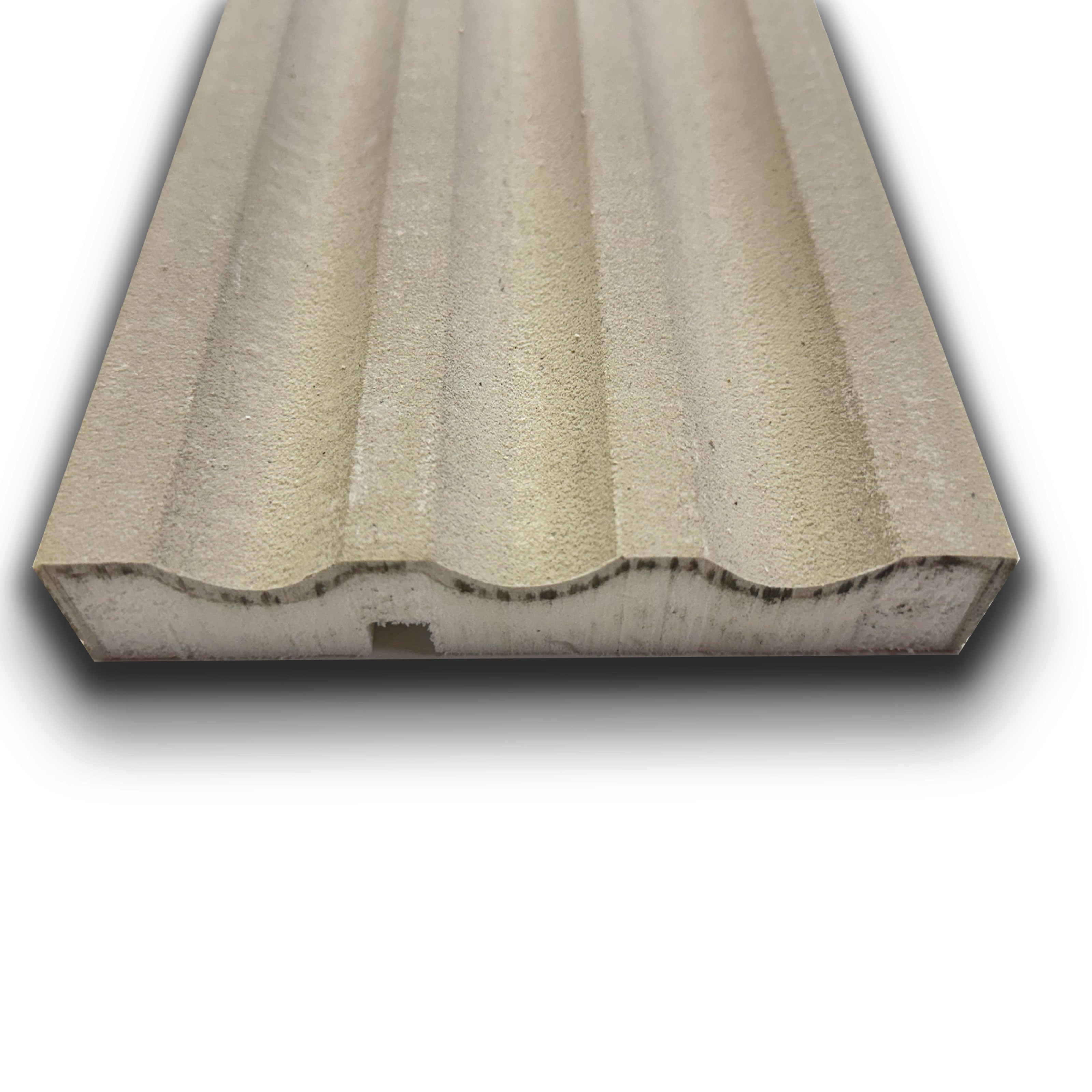 €11,99ml *** STOCK *** Pacco da 16ml di cornice decorativa in XPS Resinata per esterno 14,5x3x200cm PD123 Eternal Parquet