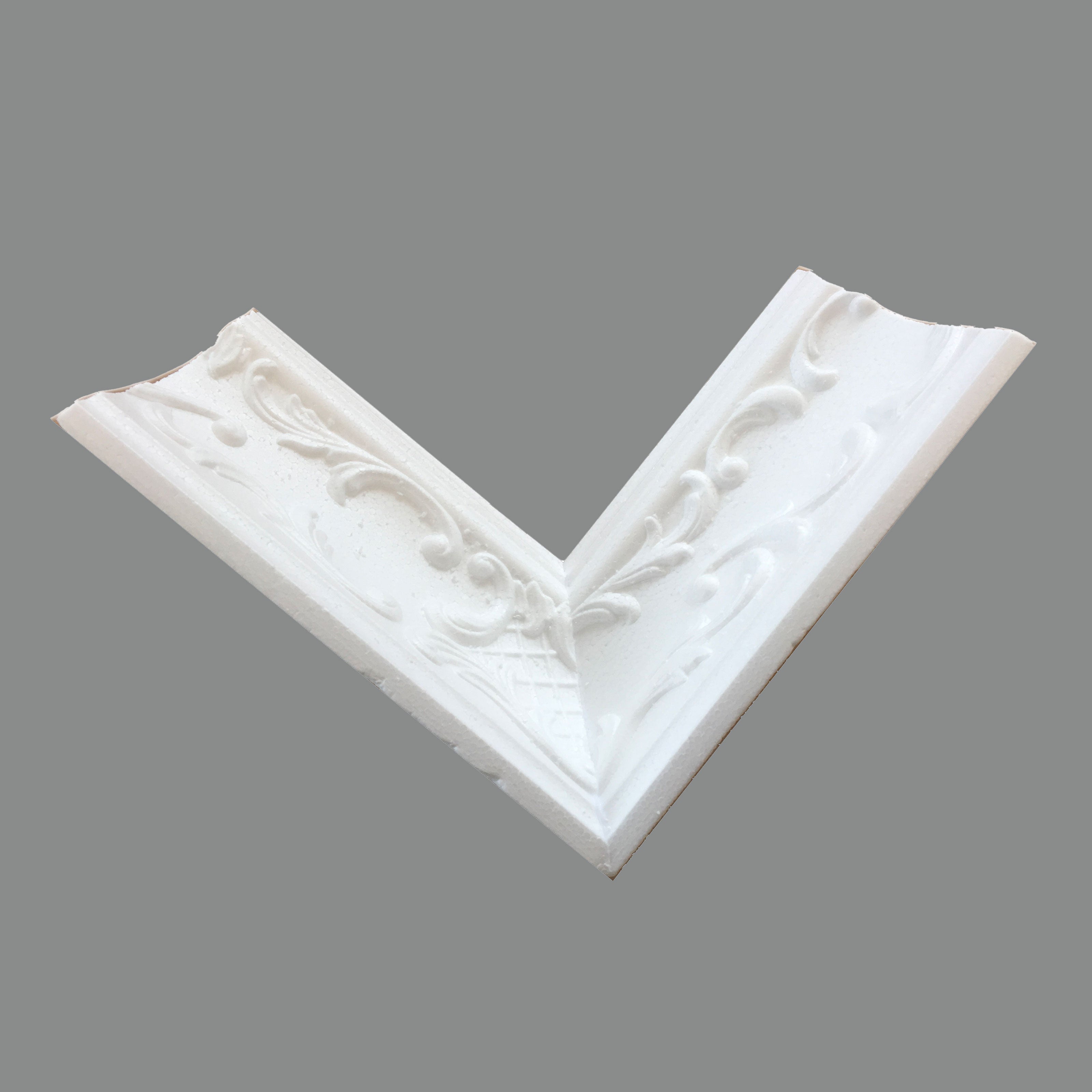 € 0,99ml *** STOCK *** Pacco da 100ml di cornice decorativa in polistirene compatto XPS 55X55mm D113-80