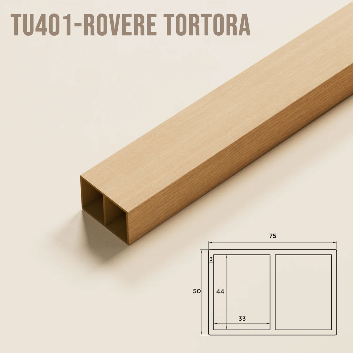 SIPA PURE Divisorio Frangiluce Separè in PVC Effetto Legno – Singole Doghe Fisse o Girevoli + accessori 75x50x2900mm