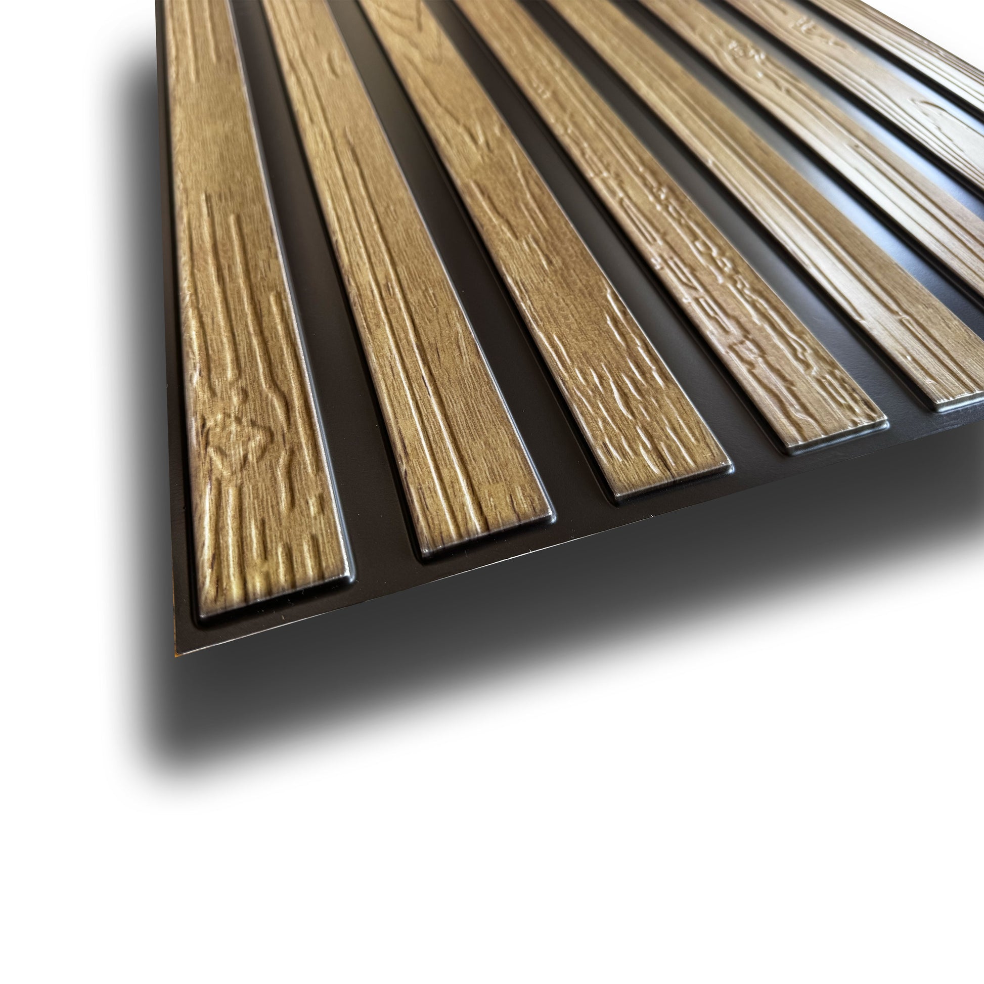 Pannelli 3D Rivestimento a parete in PVC effetto LAMELLI ROVERE 97x50cm Realistici, isolanti, idrorepellenti. - Eternal Parquet