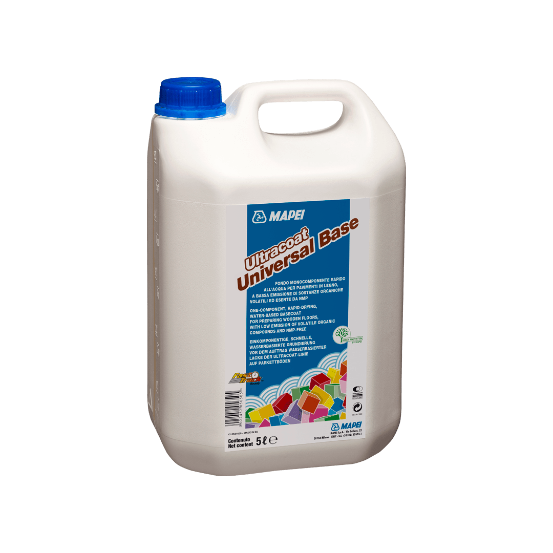 ULTRACOAT UNIVERSAL BASE 5 LT Fondo monocomponente rapido all’acqua per pavimenti in legno - Eternal Parquet