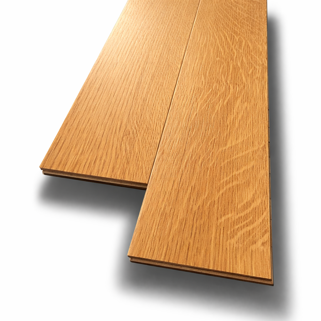 €24,90mq * STOCK GARBELOTTO * Lotto da 24mq di Maxilistone prefinito Rovere Mielato spazz. 12x120x/1000/1300 - Eternal Parquet