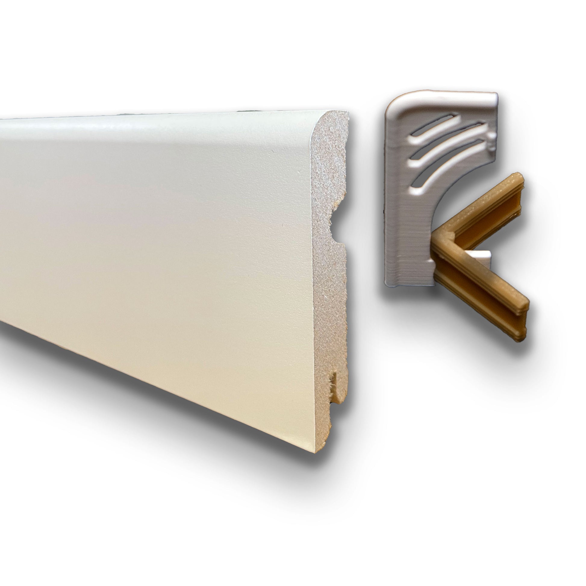 Kit N.5 Proteggiangoli esterni coordinati ai nostri Battiscopa in fibra di legno bianchi - Eternal Parquet