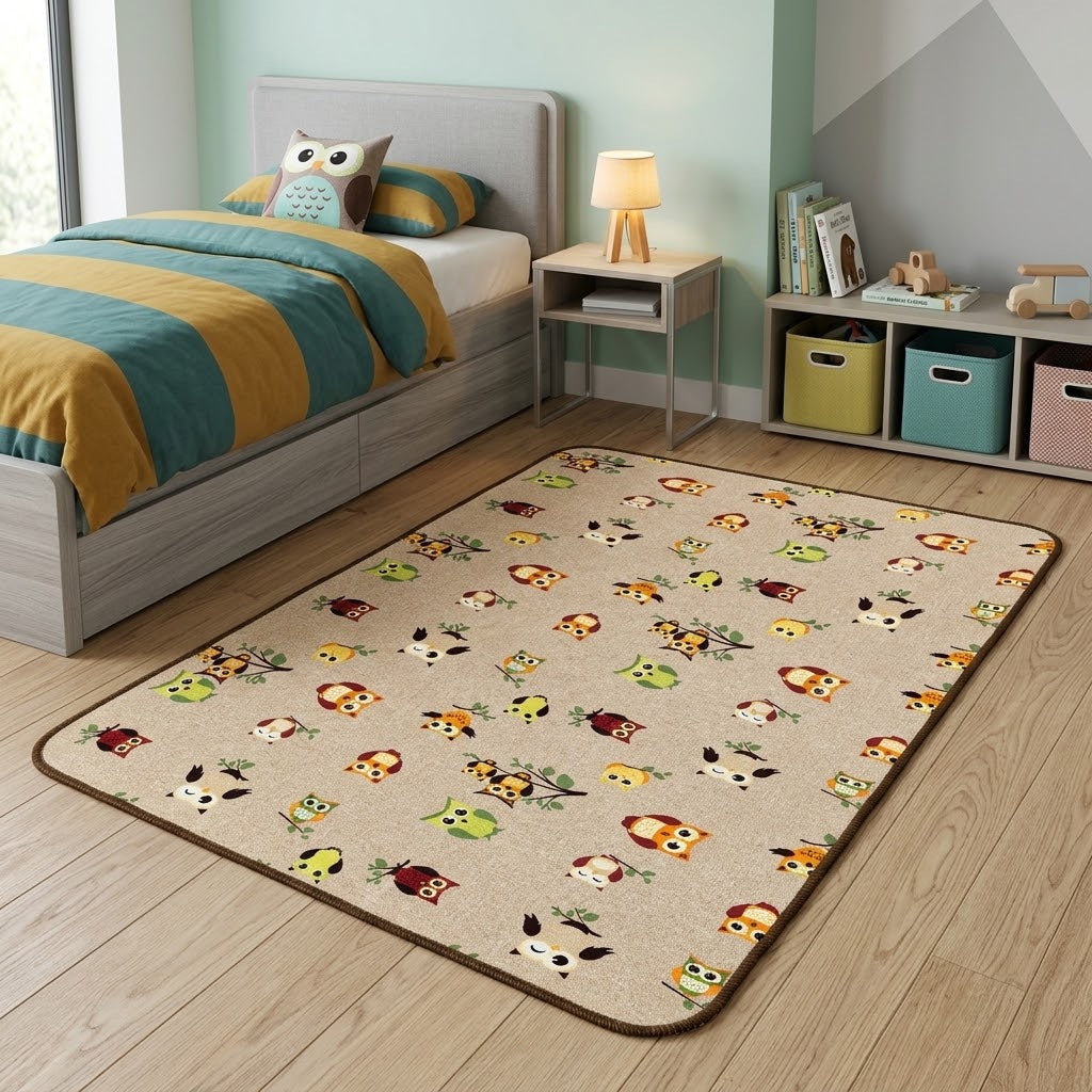 Tappeto passatoia Bordato 4 lati in stoffa decorata resistente e fondo in PVC antiscivolo varie misure Made in Italy