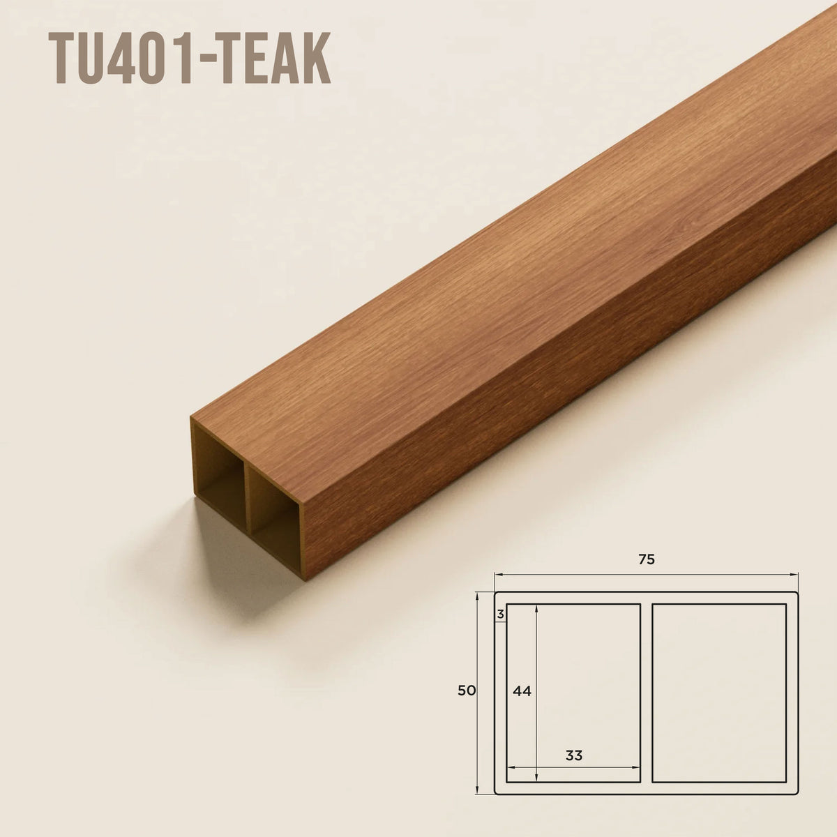 SIPA PURE Divisorio Frangiluce Separè in PVC Effetto Legno – Singole Doghe Fisse o Girevoli + accessori 75x50x2900mm