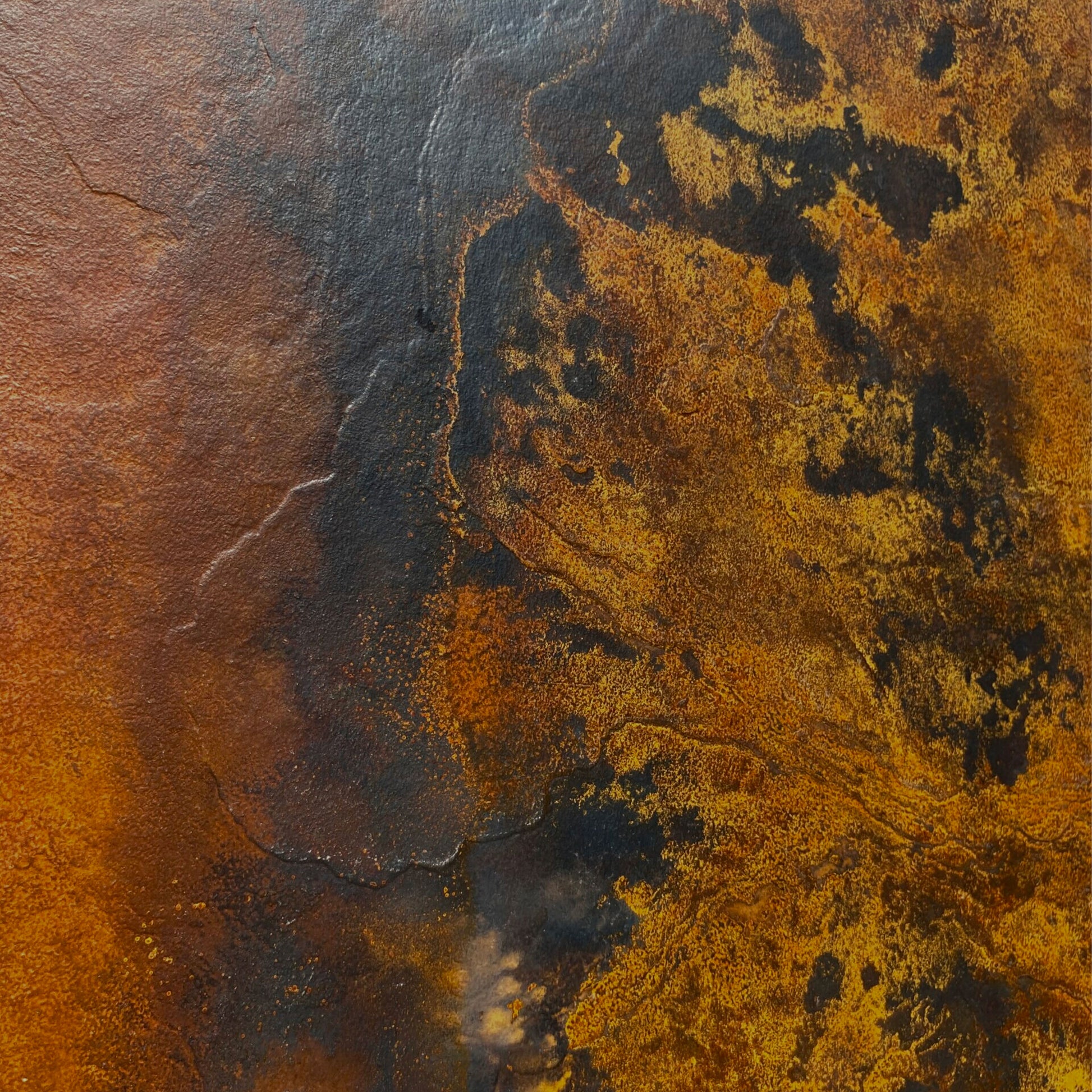 pannello rivoluzionario di Rivestimento interno-esterno in VERA PIETRA CORTEN flessibile 305x122x0,3cm NERO - Eternal Parquet
