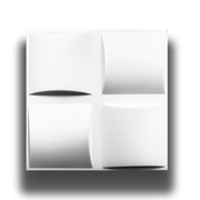 10 o 20mq (40 oppure 80 pezzi) di pannello decorativo 3D a soffitto in EPS isolante 50x50cm DOMINO - Eternal Parquet