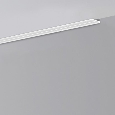 €0,29ml *** STOCK *** Pacco da 450ml di cornice decorativa in XPS compatto 25X16x2000 LD25E - Eternal Parquet