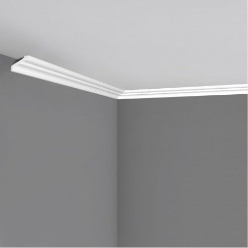 €0,29ml *** STOCK *** Pacco da 450ml di cornice decorativa in XPS compatto 25X16x2000 LD25E - Eternal Parquet