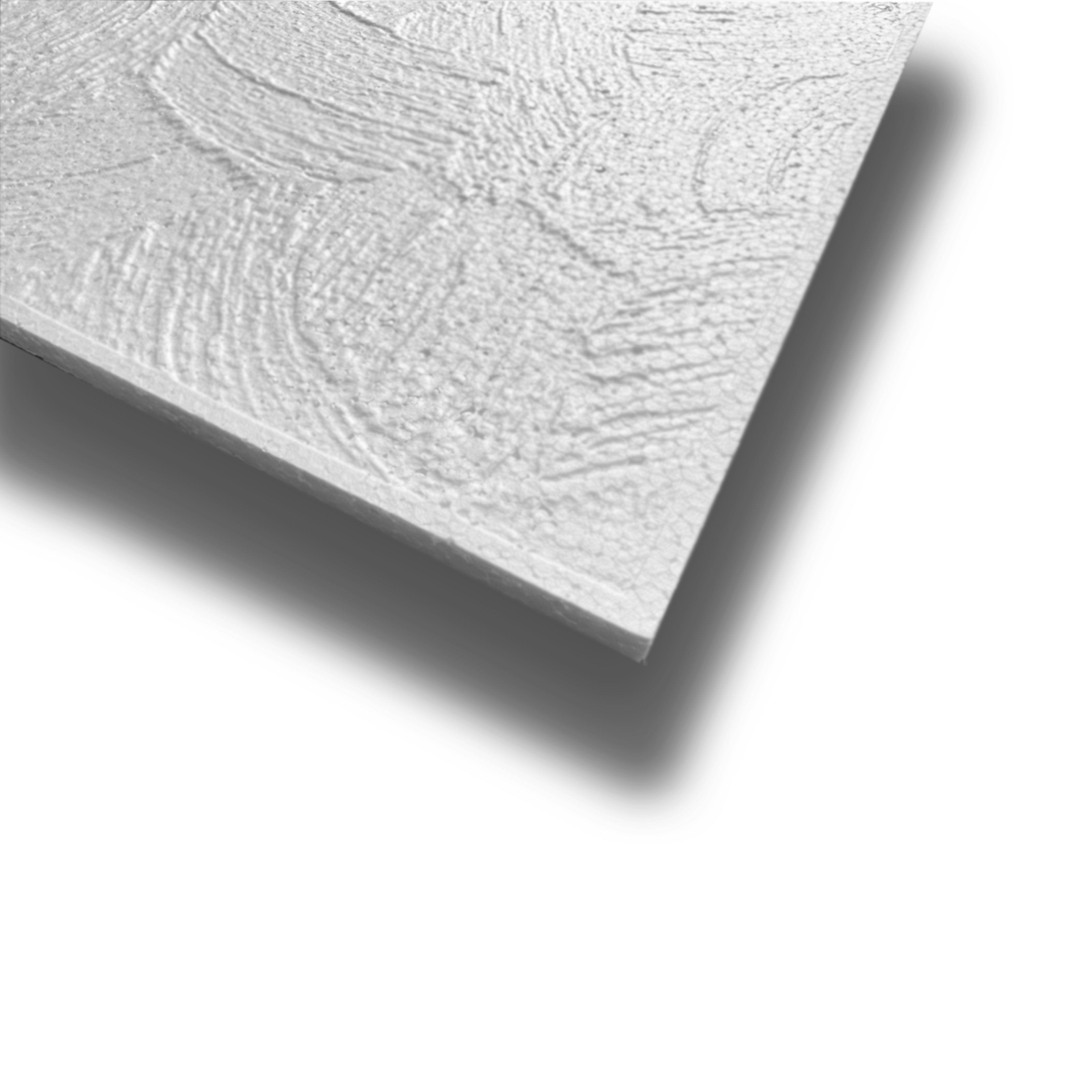 10 o 20mq (40 oppure 80 pezzi) di pannello decorativo a soffitto in polistirene compatto 50x50cm (spess. 1cm) LYON - Eternal Parquet
