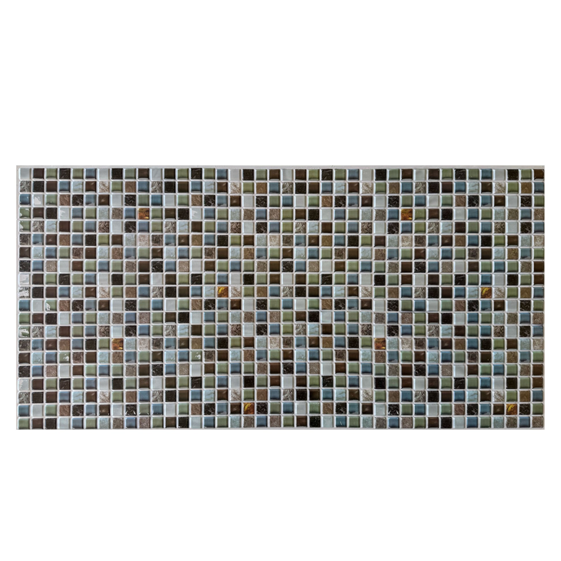 Pannelli 3D Rivestimento a parete in PVC effetto MOSAICO MATERICO 96x48cm Realistici, isolanti, idrorepellenti. - Eternal Parquet