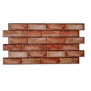 pacchi da 10 o 20 Pannelli 3D Rivestimento a parete in PVC effetto MATTONI COTTO 96x48cm Realistici, isolanti - Eternal Parquet