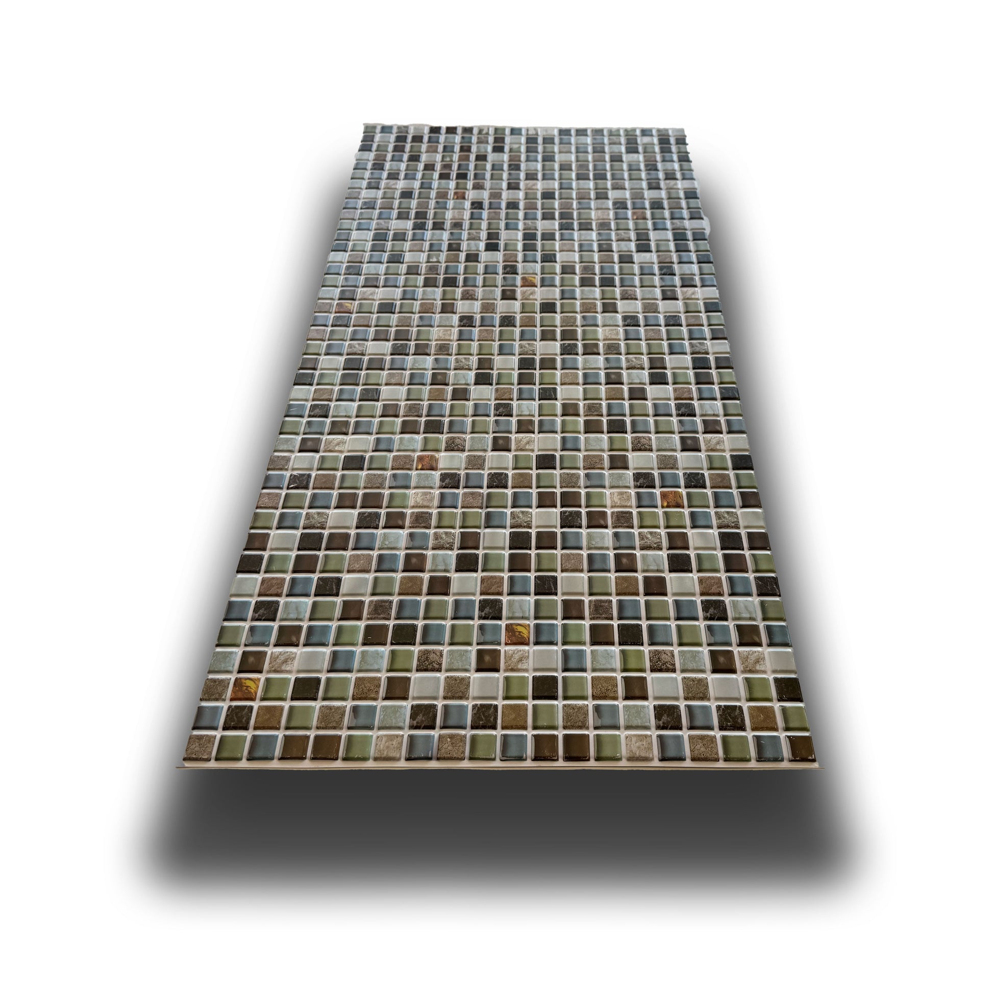 Pannelli 3D Rivestimento a parete in PVC effetto MOSAICO MATERICO 96x48cm Realistici, isolanti, idrorepellenti. - Eternal Parquet