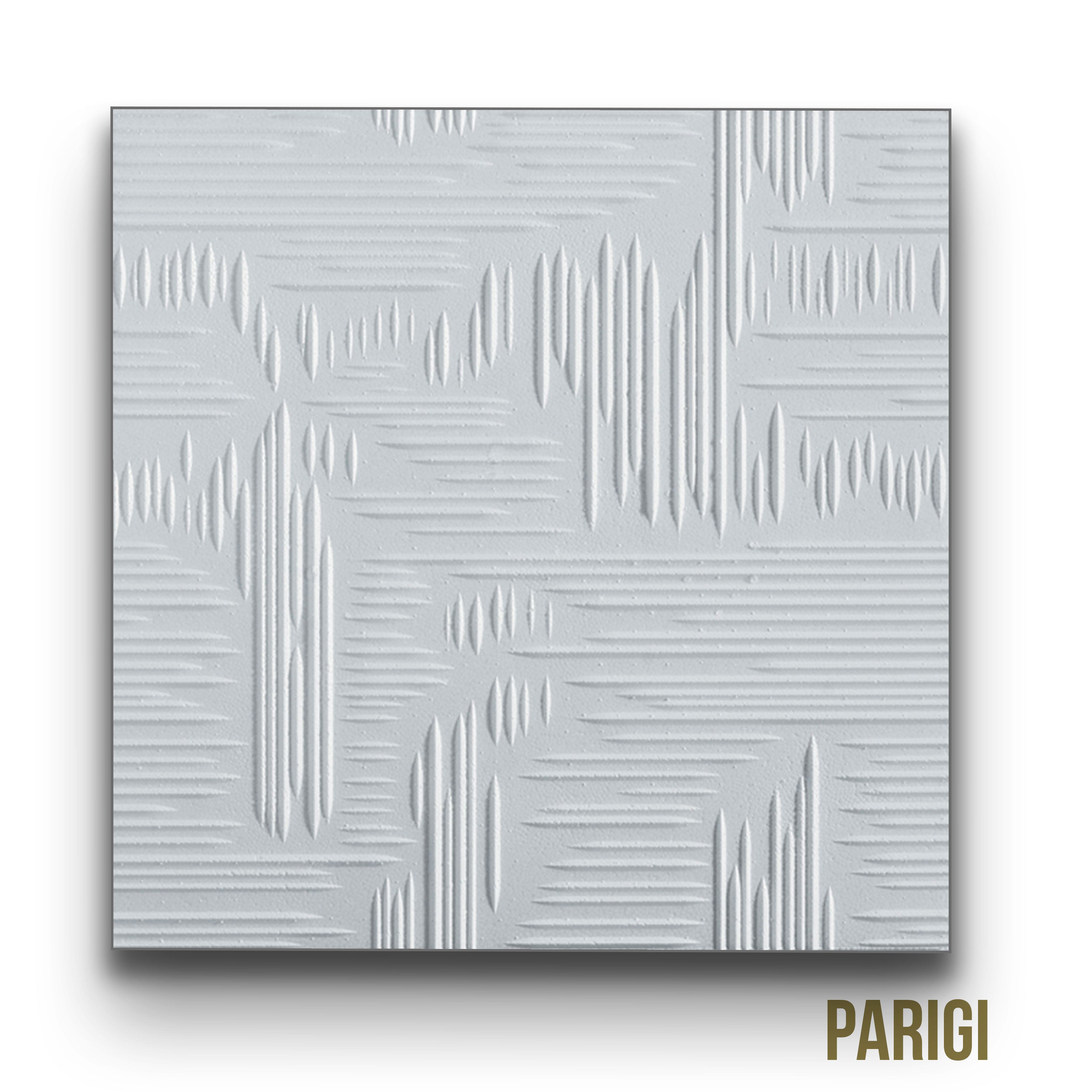 pacchi da 2mq di pannelli in polistirene a soffitto decorativi 3D isolanti con incastri 50x50cm x 1cm. - Eternal Parquet