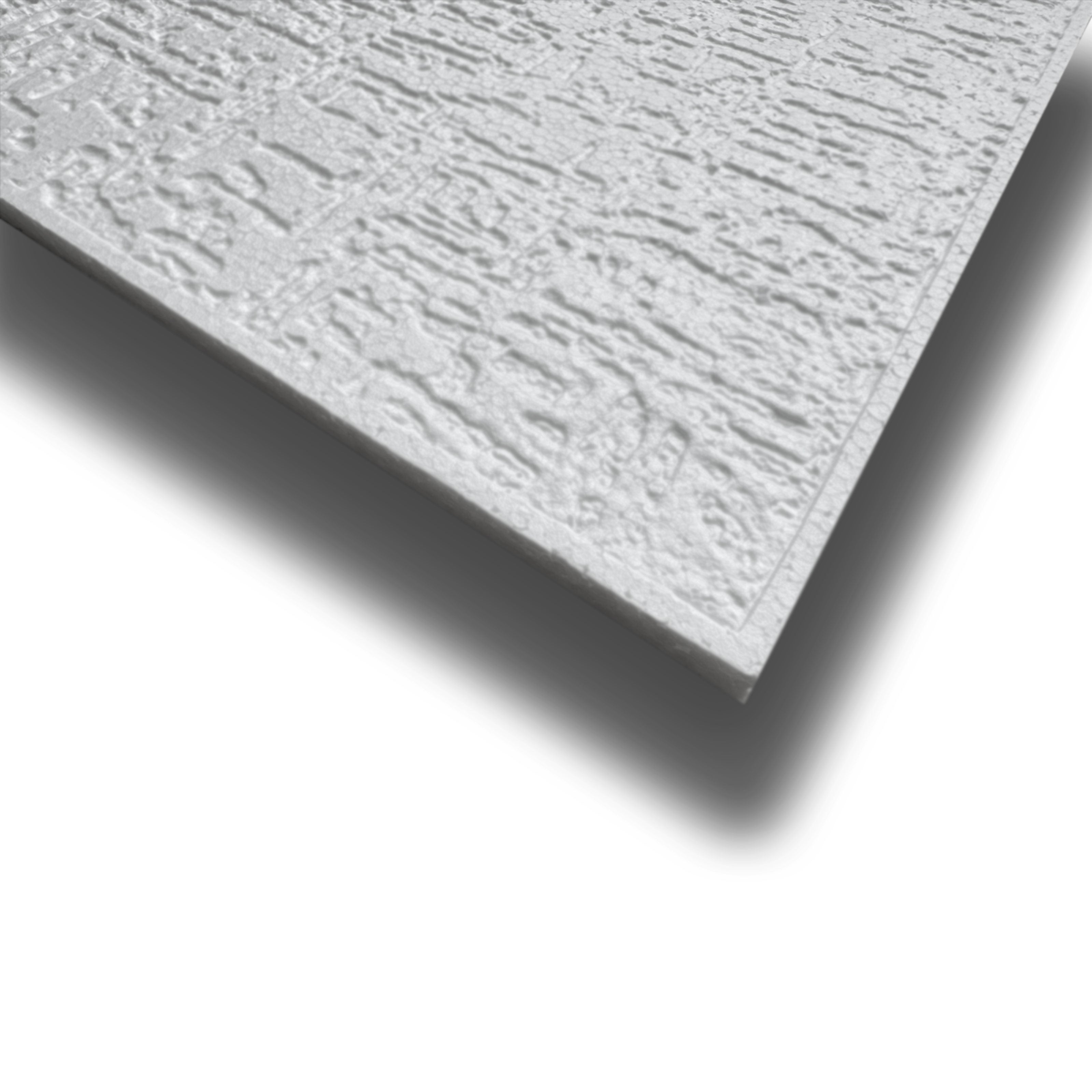 10 o 20mq (40 oppure 80 pezzi) di pannello decorativo a soffitto in polistirene compatto 50x50cm (spess. 1cm) PORTO - Eternal Parquet
