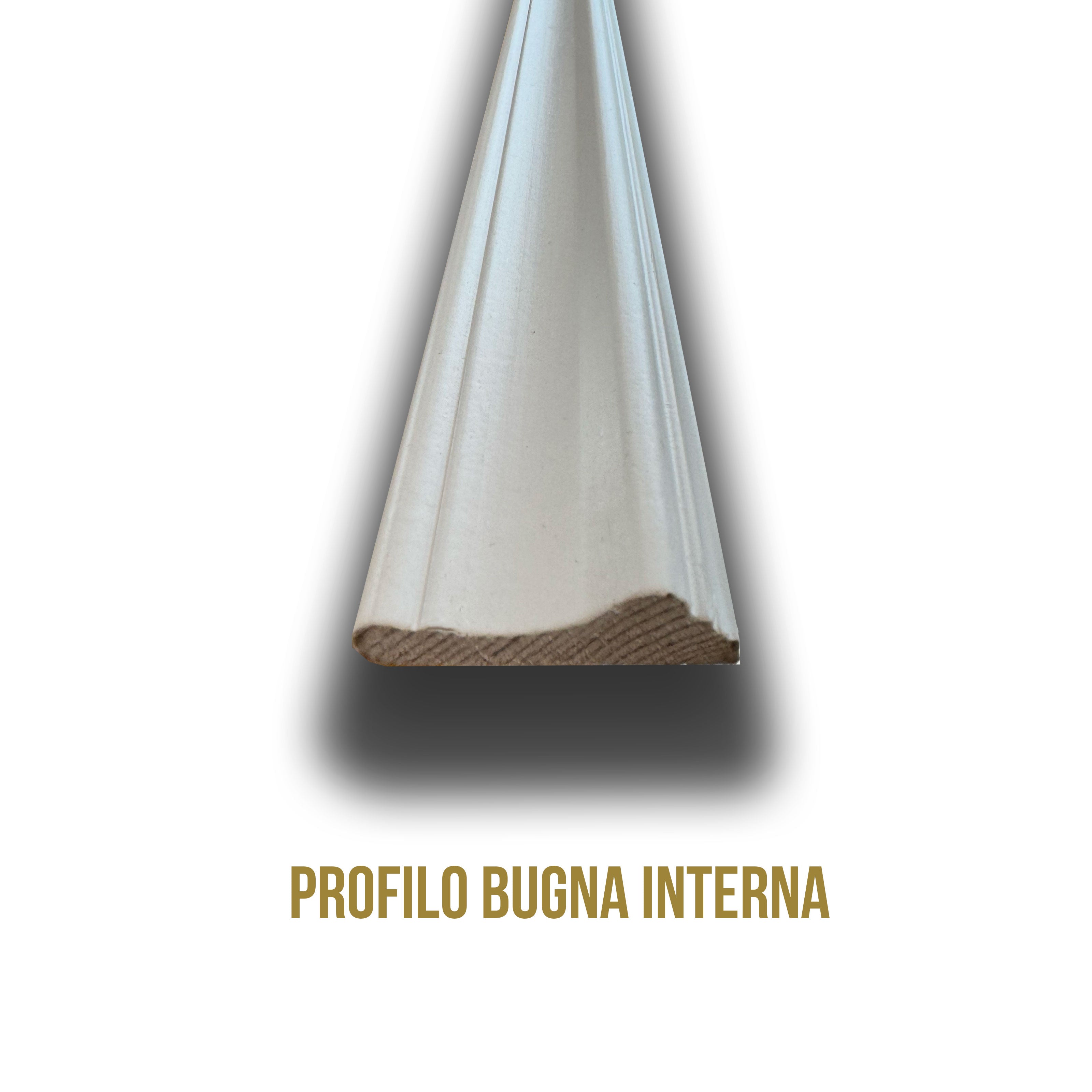 1 bugna completa per Boiserie in legno MASSICCIO laccata con pannello in Faesite lacc. 60x60cm + bugna interna - Eternal Parquet