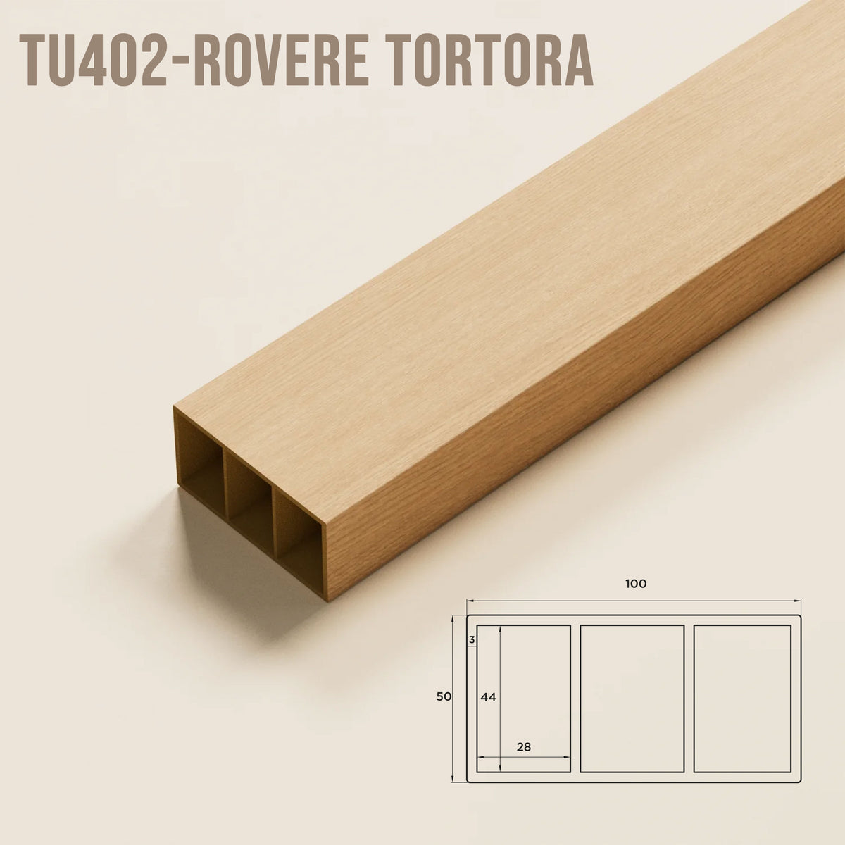 SIPA BOLD Divisorio Frangiluce Separè in PVC Effetto Legno – Singole Doghe Fisse o Girevoli + accessori 100x50x2900mm