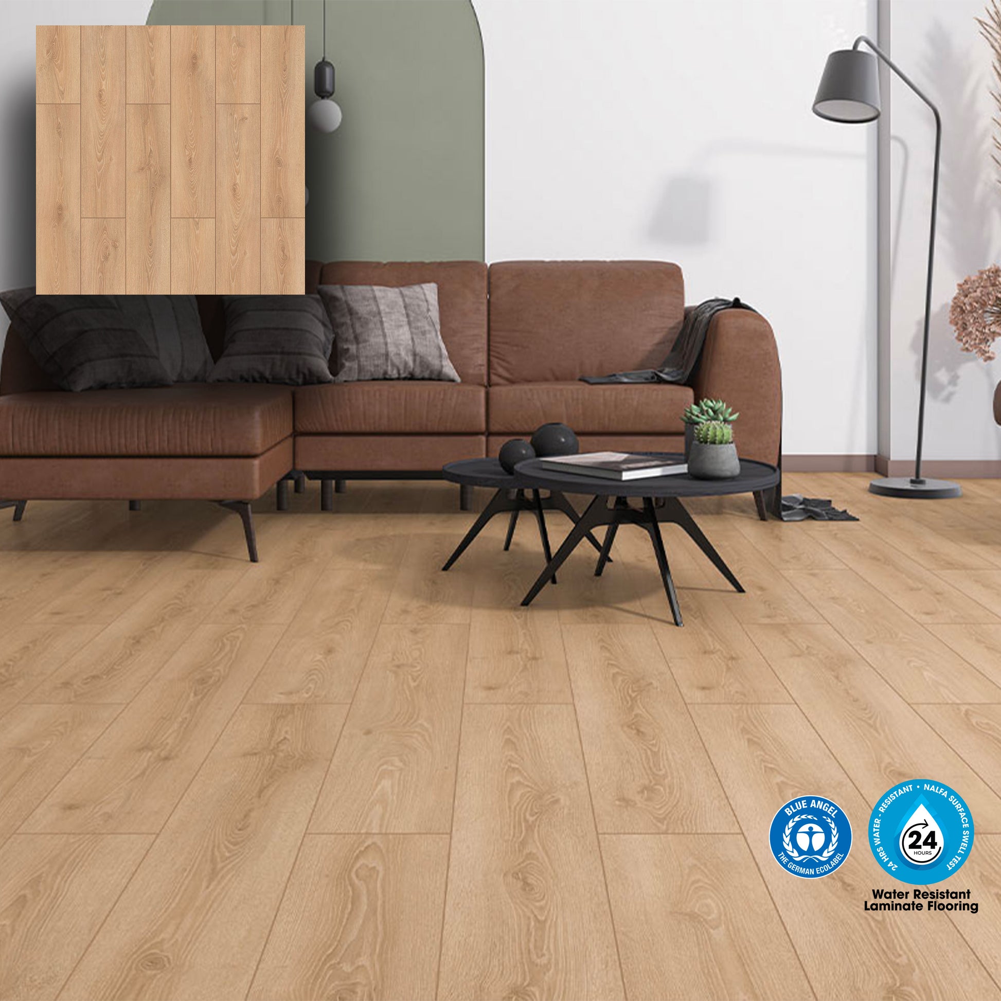 Pavimento in laminato 8mm AC4 Click bisell. Spazz. a registro RIALTO 193x1205 HYDRO 24H - Eternal Parquet
