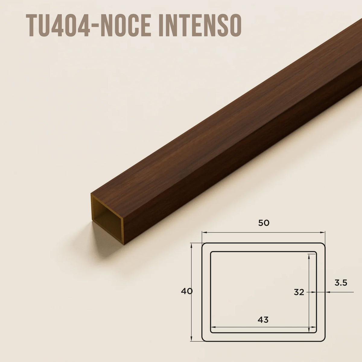 SIPA MINI Divisorio Frangiluce Separè in PVC Effetto Legno – Singole Doghe Fisse o Girevoli + accessori 50x40x2900mm