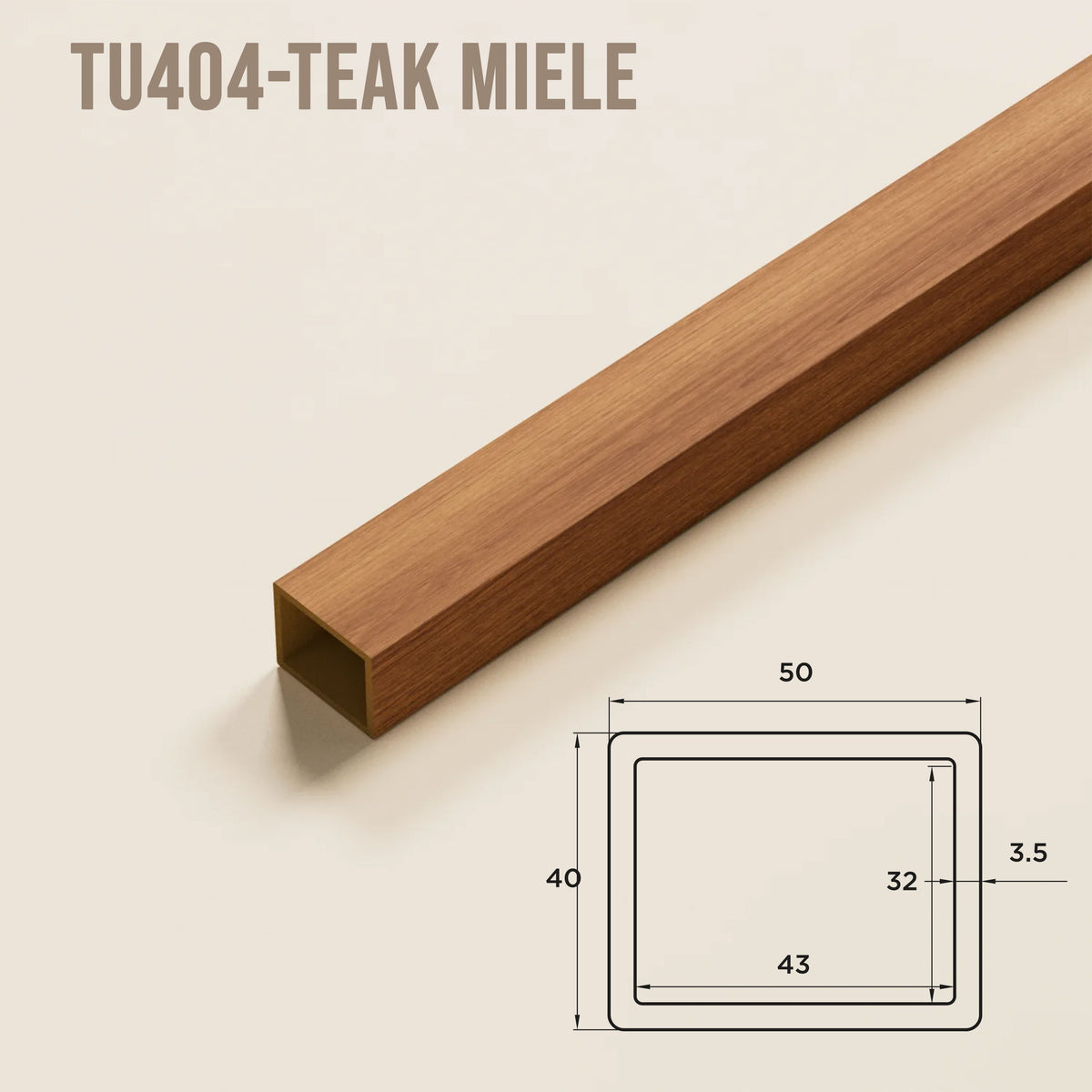 SIPA MINI Divisorio Frangiluce Separè in PVC Effetto Legno – Singole Doghe Fisse o Girevoli + accessori 50x40x2900mm