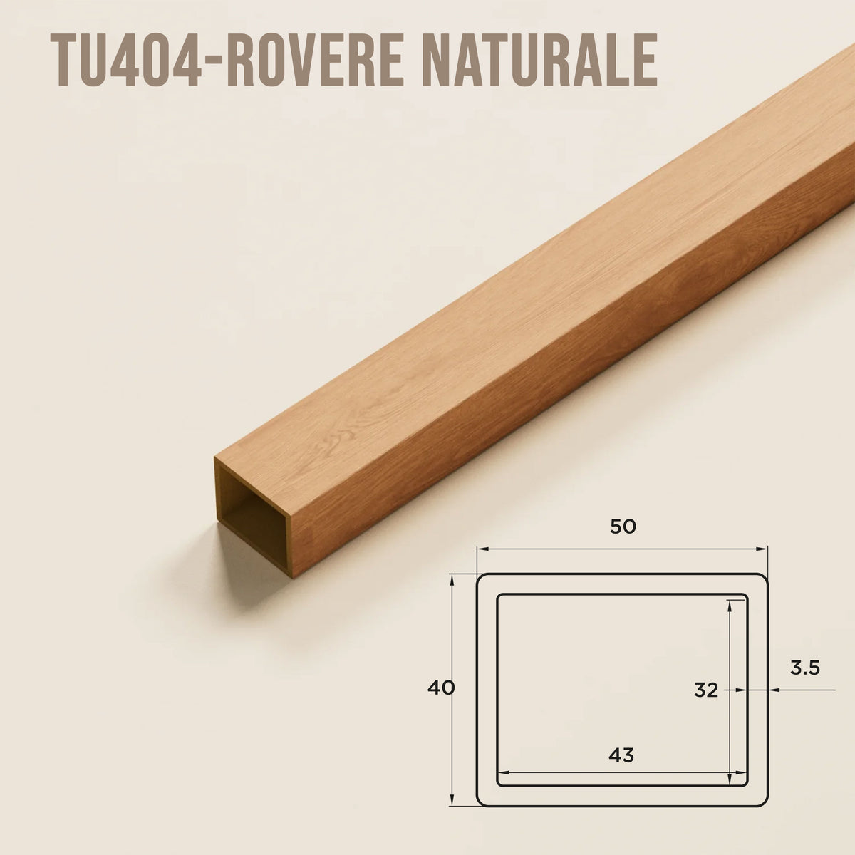 SIPA MINI Divisorio Frangiluce Separè in PVC Effetto Legno – Singole Doghe Fisse o Girevoli + accessori 50x40x2900mm