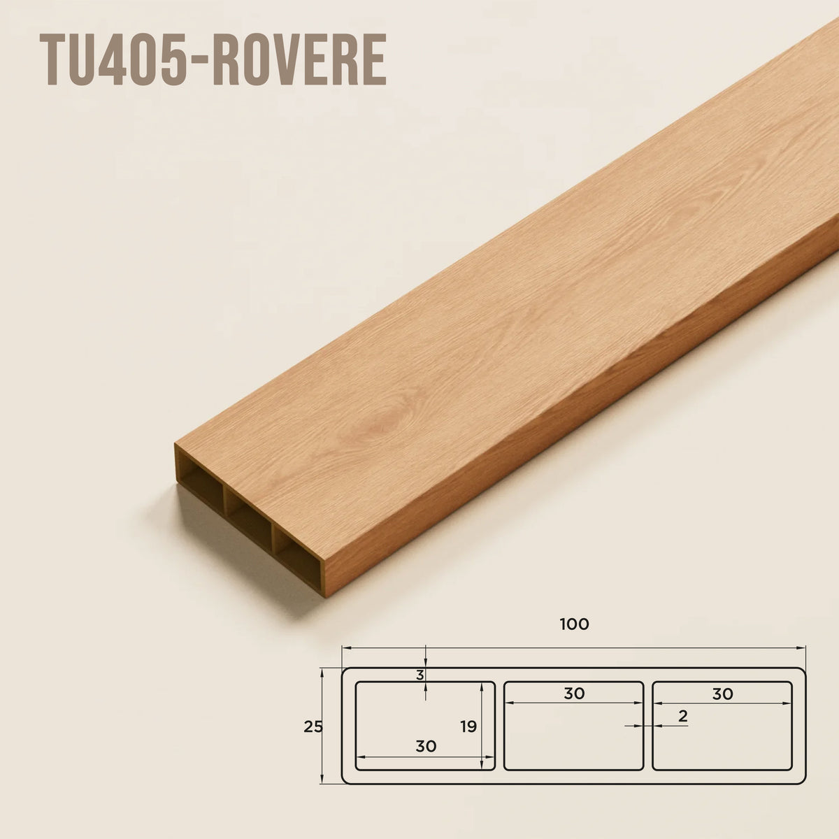SIPA SLIM Divisorio Frangiluce Separè in PVC Effetto Legno – Singole Doghe Fisse o Girevoli + accessori 100x25x2900mm