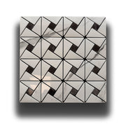 Piastrelle 3D Autoadesive in PET acustiche e isolanti 30x30cm (4mm spessore) TRAPEZI CARRARA - Eternal Parquet