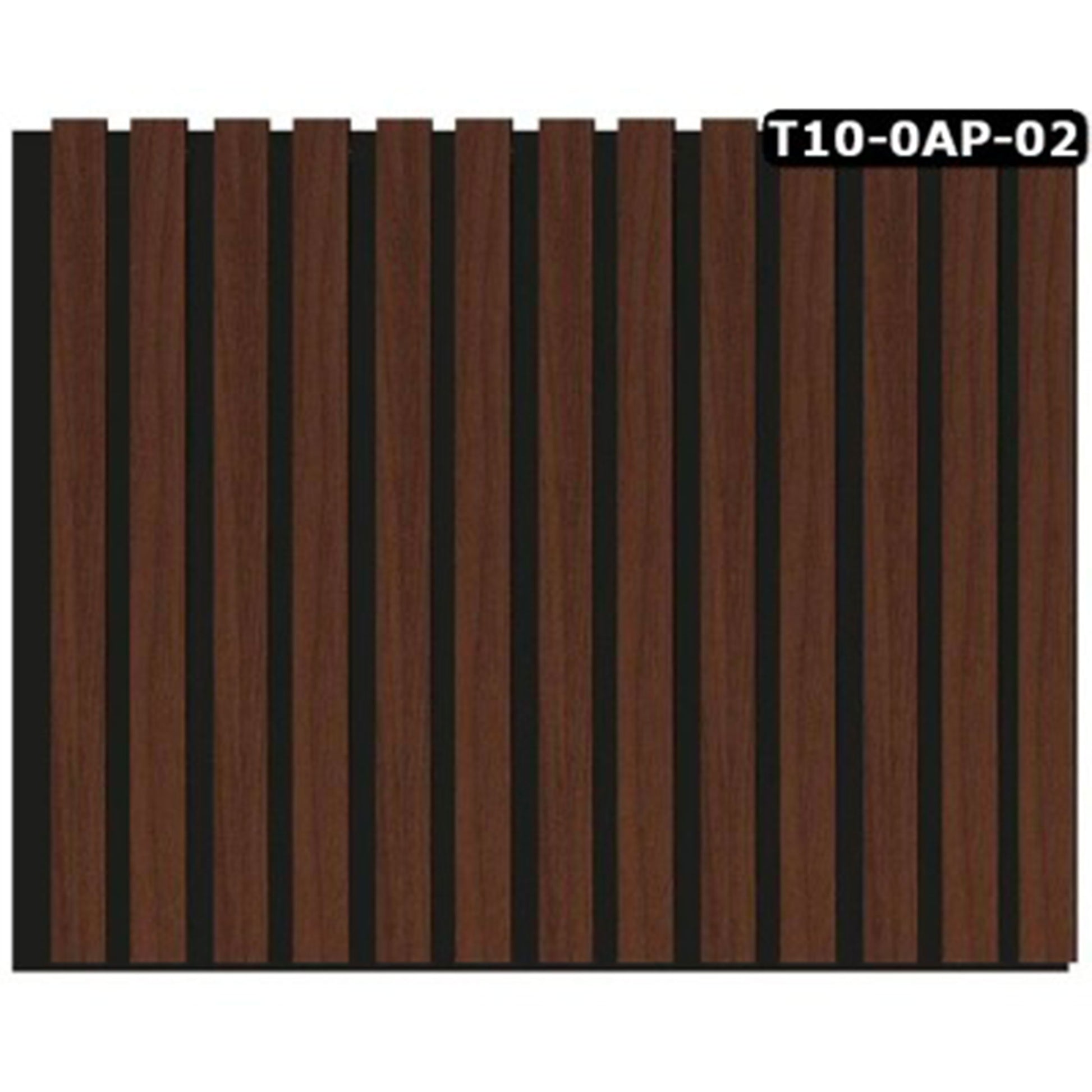 Pannello ACUSTICO Euroacustic Flex (1,65mq) a Lamelli in FIBRA DI LEGNO + feltro mis. 9x600x2750mm varie Texture - Eternal Parquet