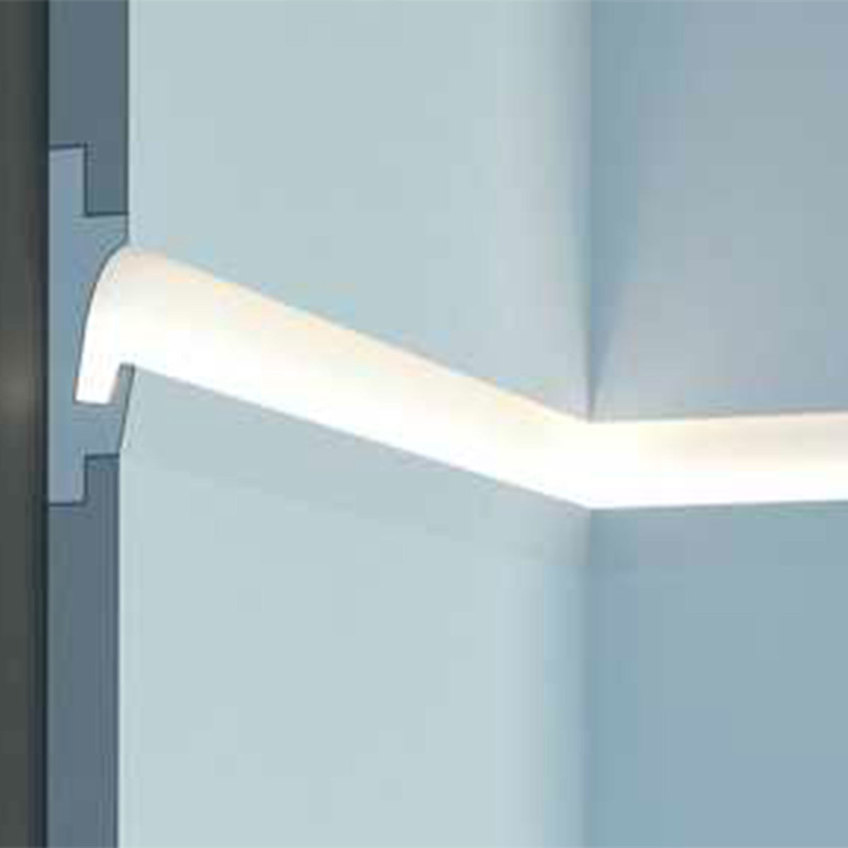 €9,99 a barra *** STOCK *** Pacco da 16 barre di cornice XPS  Con alloggio LED 125X35x1150 KD401 - Eternal Parquet