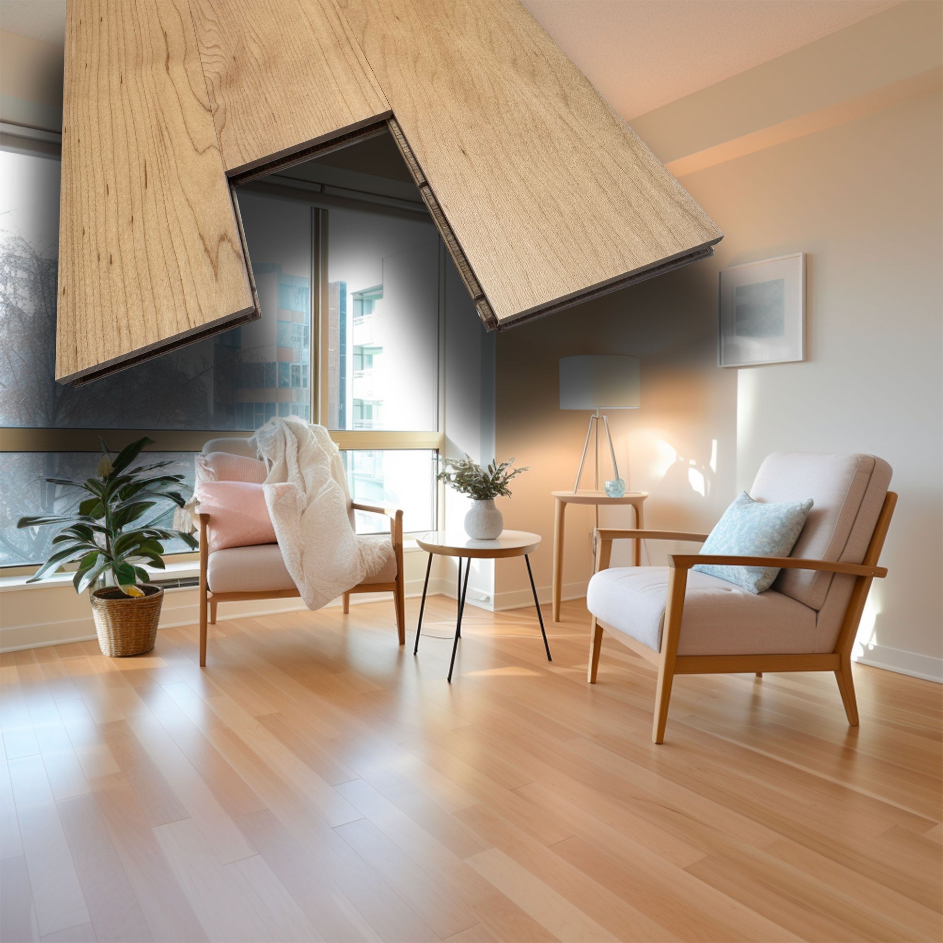 €23,90mq * STOCK GARBELOTTO * Lotto da 29mq di Parquet LISTONE prefinito in legno ACERO vern. 10X70X500 - Eternal Parquet