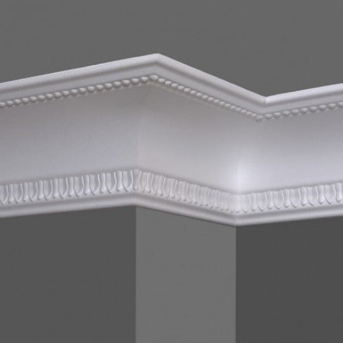 €3,45ml *** STOCK *** Pacco da 26ml di cornice decorativa in polistirene compatto XPS 123X123x2000 LD20G - Eternal Parquet